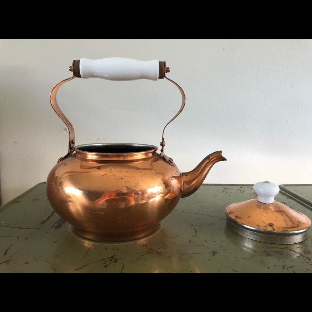 Vintage Tayee Copper Tea Kettle - Picture 7 of 7